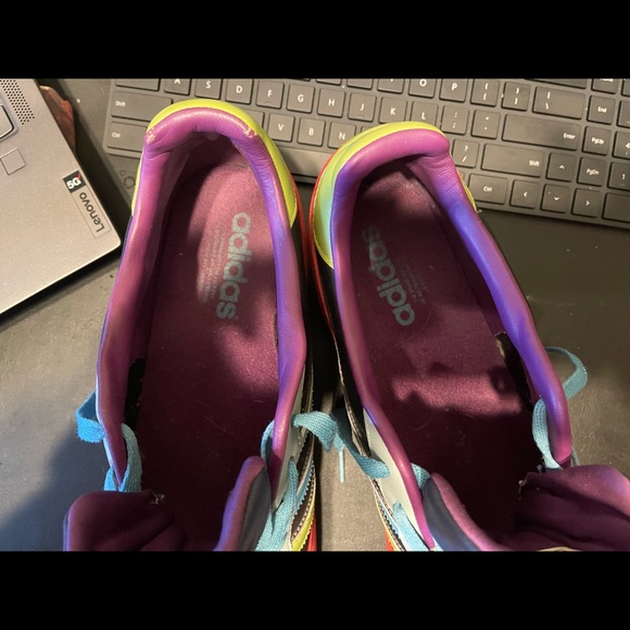 Adidas Mens size 12 retro rare Classic leather fashion sneakers - Picture 5 of 9